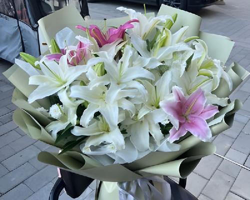 12朵玫瑰花搭配2朵百合的寓意是什么？