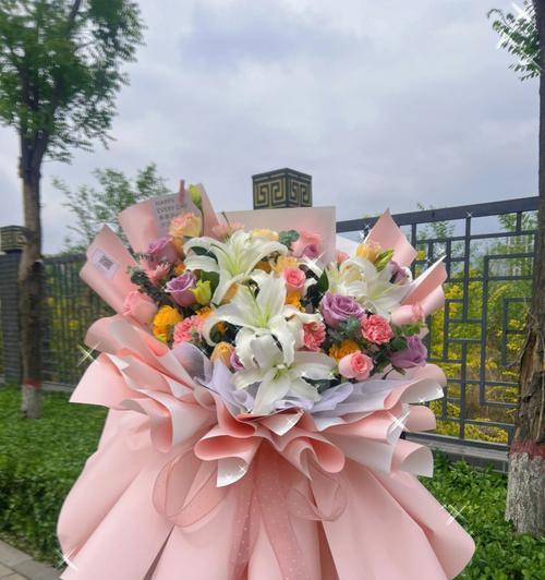 送玫瑰和百合组合的花束代表什么？