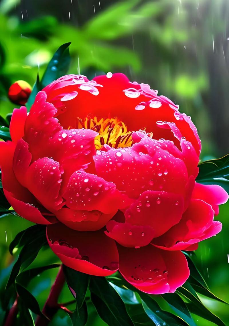 两朵黄色牡丹花的花语是什么？它们象征了什么？