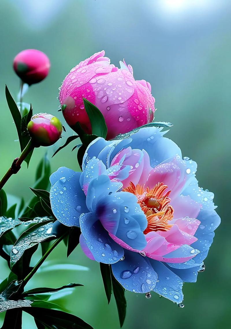 两朵黄色牡丹花的花语是什么？它们象征了什么？