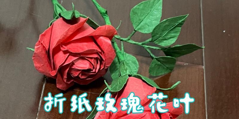 玫瑰花叶子折法的正确步骤是什么？