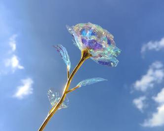 如何制作玫瑰花水晶叶子？