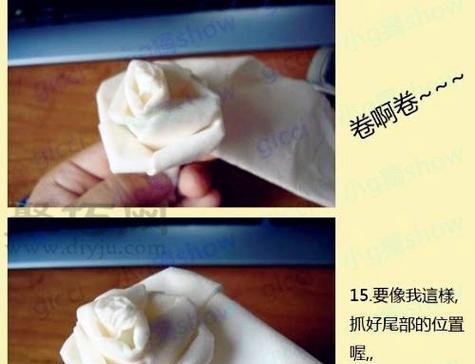 盆栽玫瑰花的折法是什么？折花过程中应注意什么？