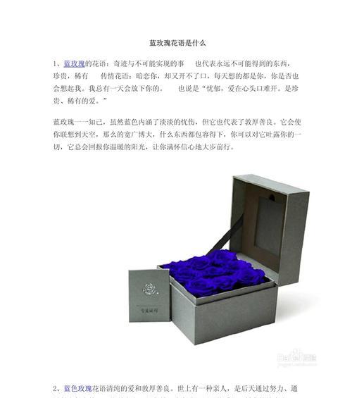 红紫蓝玫瑰的花语是什么？它代表了哪些情感？