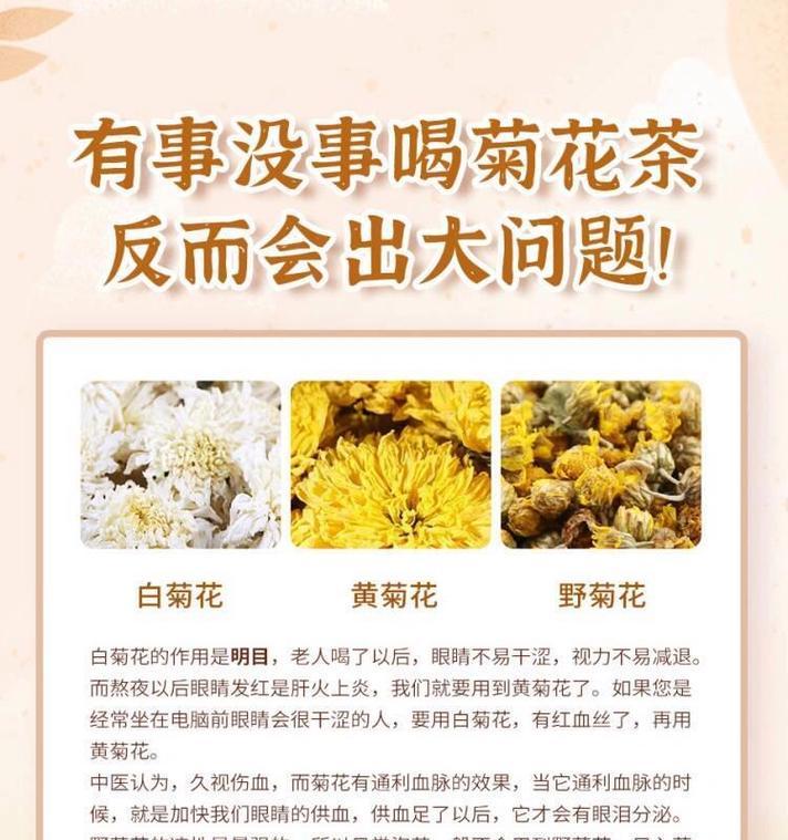食用菊花有哪些？它们各自有什么功效？