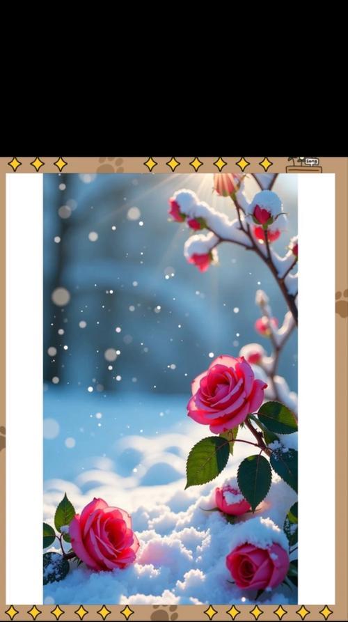 雪中红玫瑰的寓意和象征意义是什么？