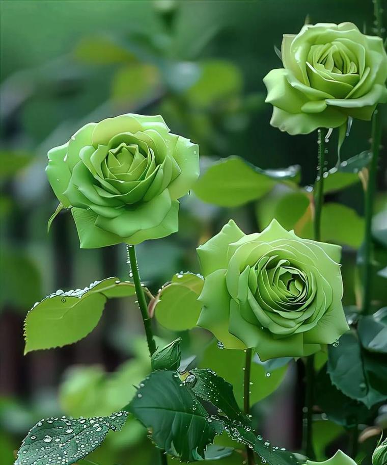绿色玫瑰花的花语是什么？绿色在花语中代表什么？