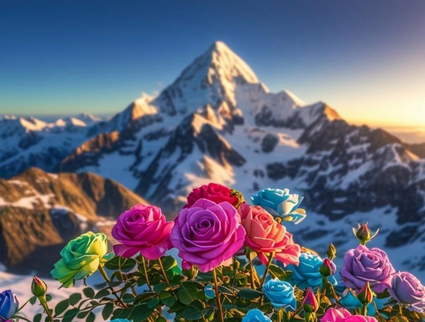 雪山玫瑰花的寓意是什么？