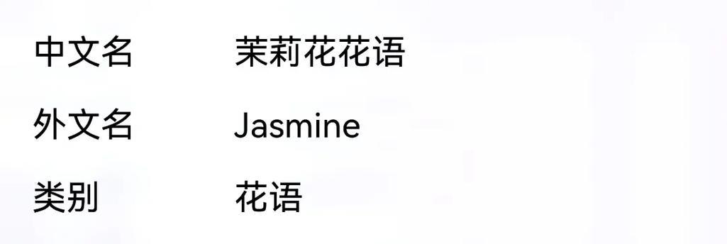 茉莉花语的梗是什么意思？茉莉的花语梗有哪些？