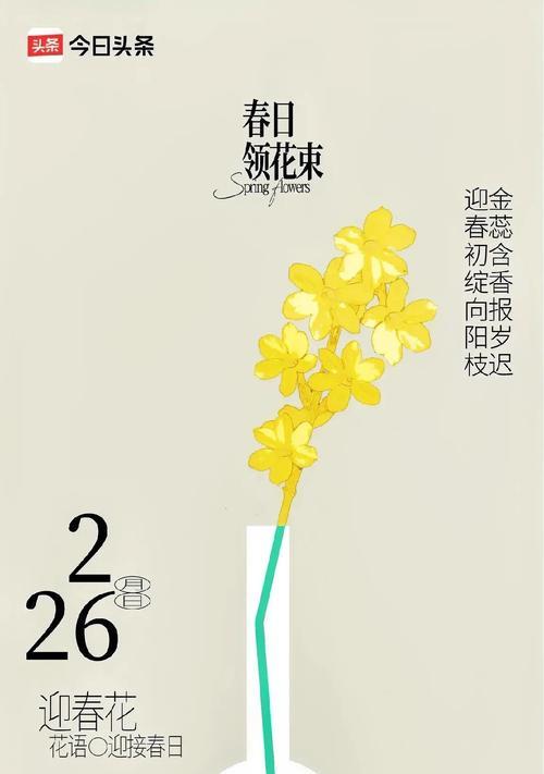 花语迎春是什么？迎春的花语有何寓意？