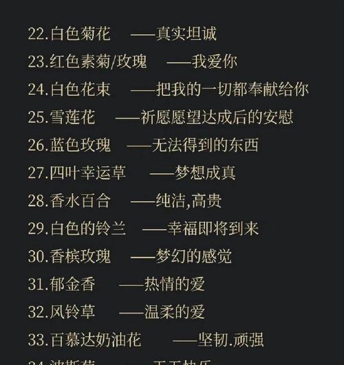文的花语通常代表什么？文的花的花语有何讲究？