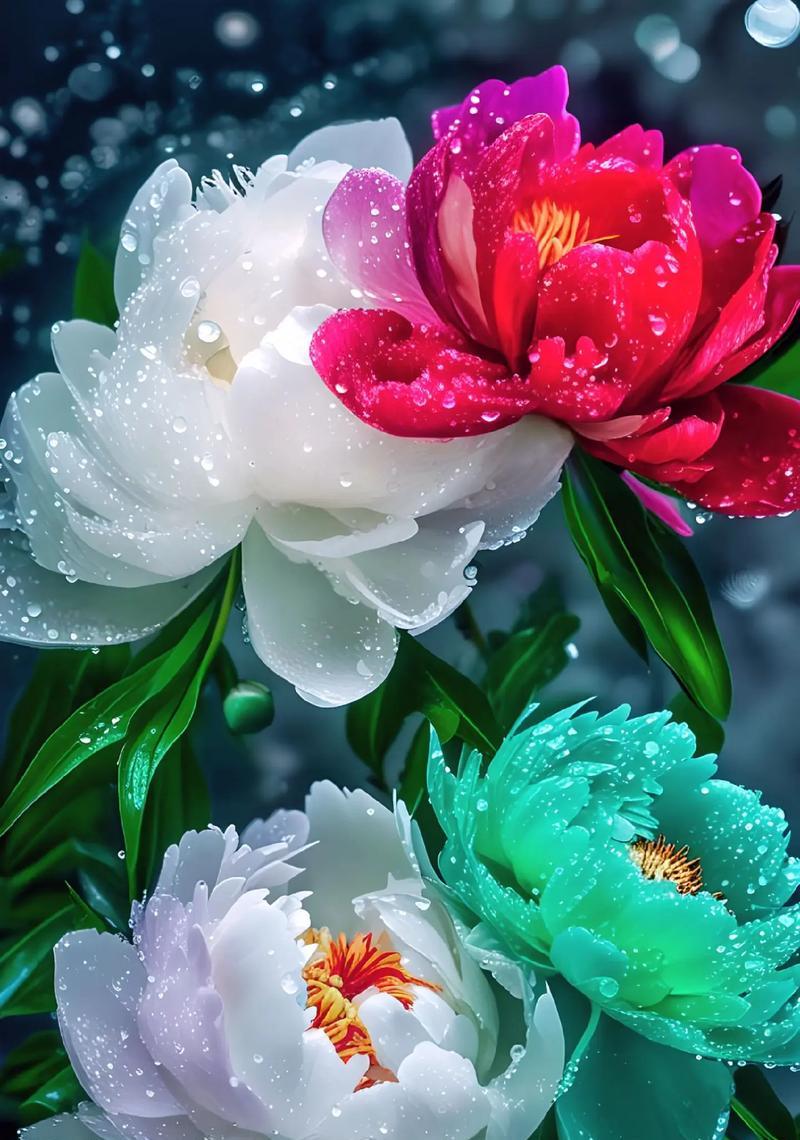 各种牡丹花的颜色象征是什么