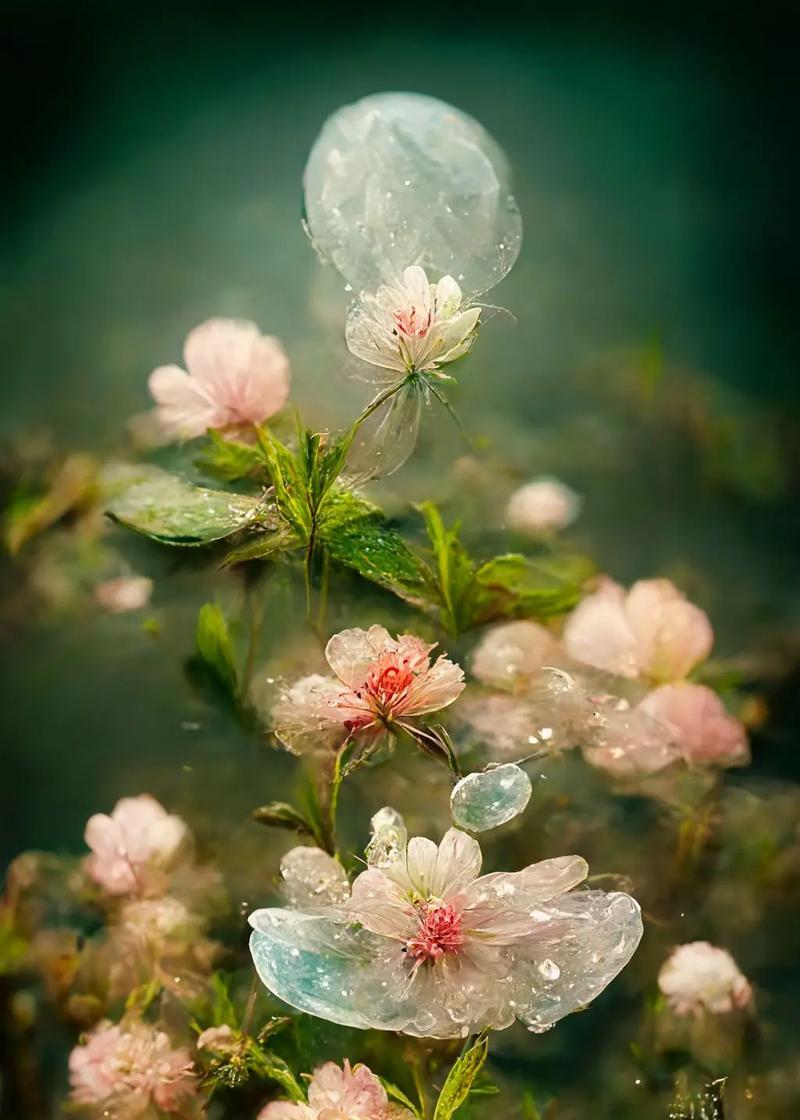 希望之花（破土而出，迎接新生）