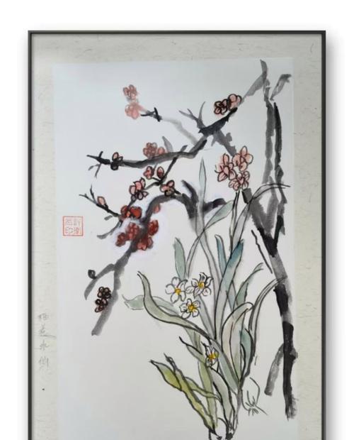 梅花（美丽的梅花盛开在寒冷的冬天）