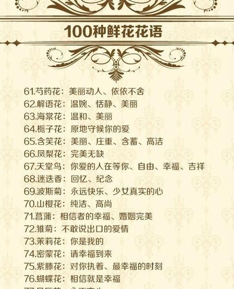 花语季节日有哪些特别含义？