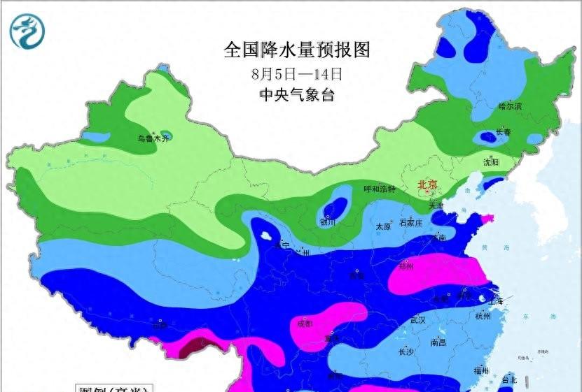 陕西省！明天8月6号，新一轮强降雨中心已定，大雨中雨分布如下！