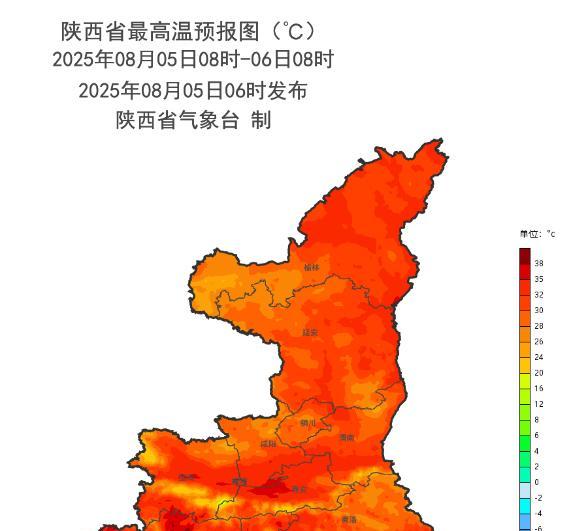 陕西省！明天8月6号，新一轮强降雨中心已定，大雨中雨分布如下！