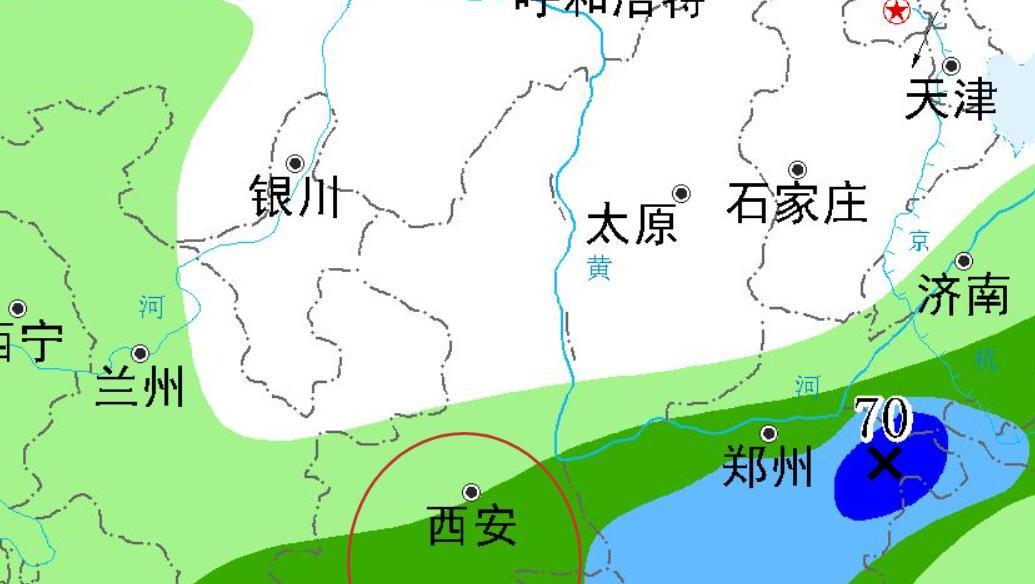 陕西省！明天8月6号，新一轮强降雨中心已定，大雨中雨分布如下！